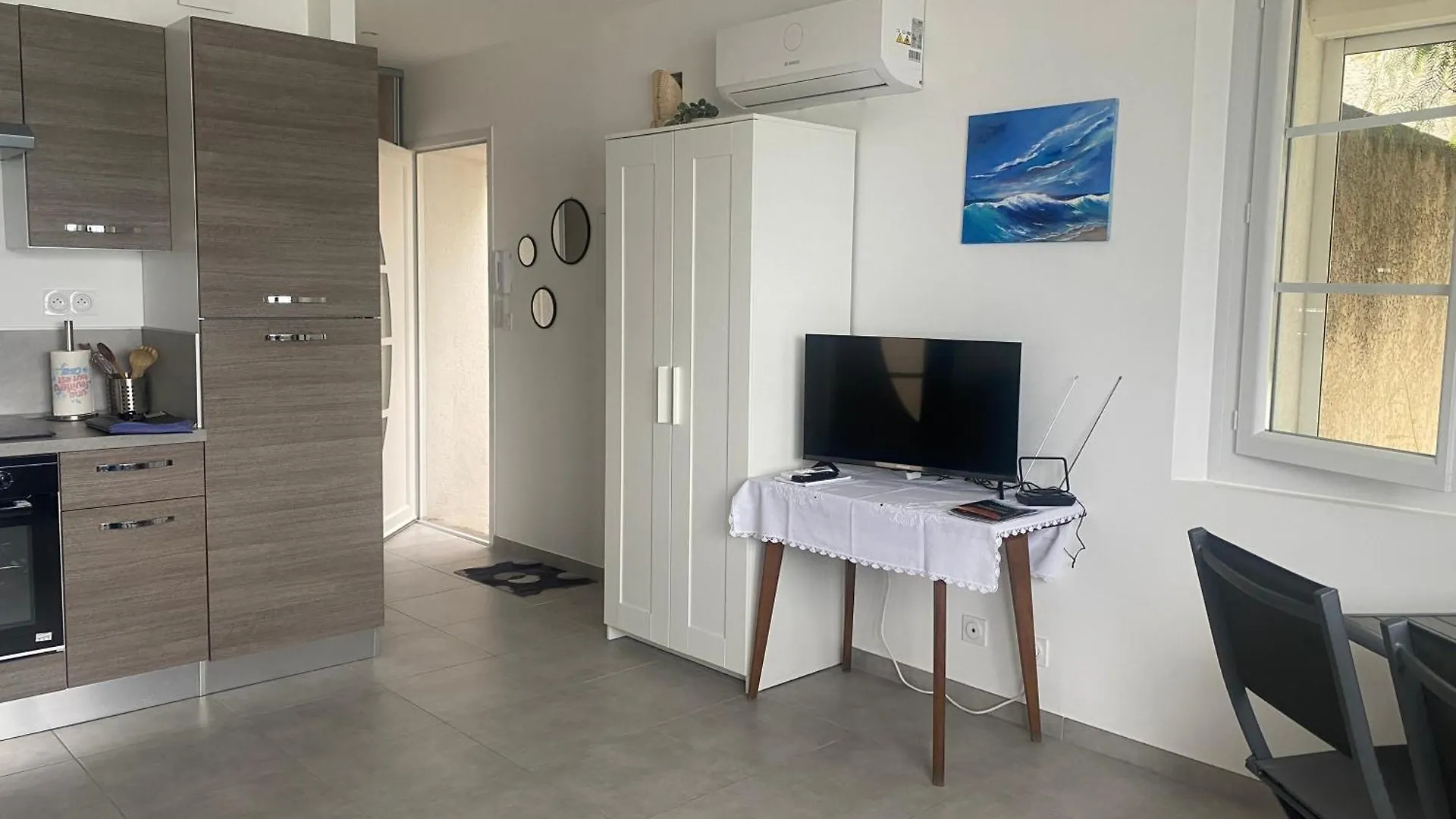 Splendide Studio Miramar Vue Mer Avec Terrasse Bandol France